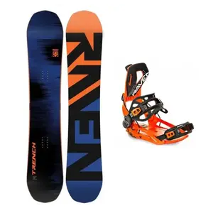 Raven Trench Carbon pánský snowboard + Raven RAGE Fastec FT360 orange vázání - 148 cm + M (EU 39-42) obraz