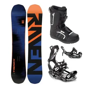 Raven Trench Carbon snowboard + Raven Fastec FT360 black vázání + Raven Target ATOP obuv - 148 cm + S (EU 35-40) obraz