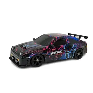 RC driftovací auto Toyota GTR světla, pára, baterie, 1: 16 4WD obraz