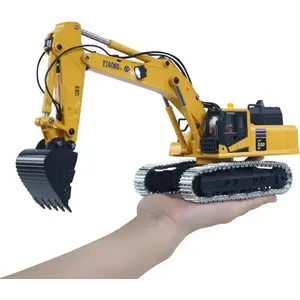 RC pásový mini bagr PC 520LC s funkční kovovou lžící 2, 4 GHz 1: 50 obraz