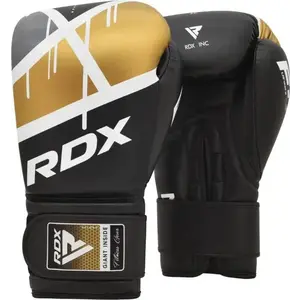 RDX Boxerské rukavice F7 Ego, černo zlaté, 16 oz obraz