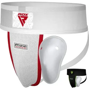 RDX Suspenzor H1 s gelovou vložkou, bílý, plus M obraz