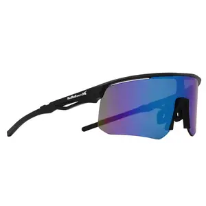 Red bull spect RIDDLE-004 matt black/smoke with purple-green mirror CAT3 sluneční brýle - Velikost 141-125 obraz