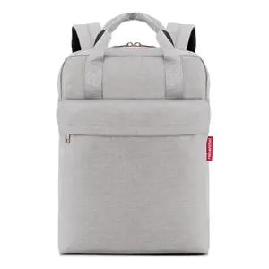 Reisenthel Allday Backpack M Twist Sky Rose šedý batoh na notebook obraz