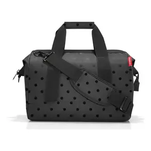Reisenthel Allrounder M Glossy Dots Black cestovní taška obraz
