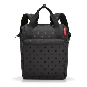 Reisenthel Allrounder R Glossy dots black městský batoh obraz