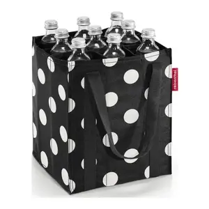 Reisenthel Bottlebag Dots White taška na lahve obraz