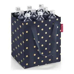 Reisenthel Bottlebag Metallic Dots Blue taška na lahve obraz