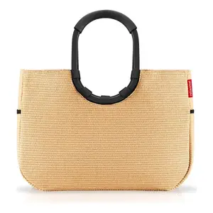 Reisenthel Loopshopper L Frame Raffia black kabelka obraz