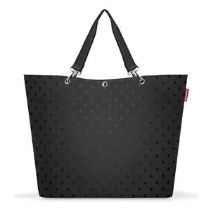 Reisenthel Shopper XL Glossy Dots černá kabelka obraz