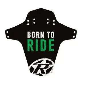 Reverse Blatník přední MudGuard Born to ride černo-neonově zelený obraz