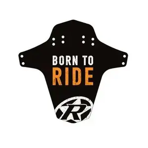 Reverse Blatník přední MudGuard Born to Ride černý/Fox Orange obraz