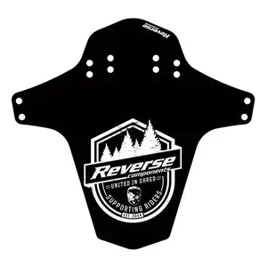 Reverse Blatník přední MudGuard Supporting Riders černo-bílý obraz