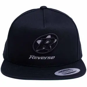 Reverse Kšiltovka Snapback Cap Logo (Stick) černá/šedá obraz