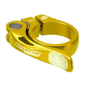 Reverse Objímka sedlovky Long Life 34, 9 mm zlatá obraz