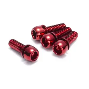 Reverse Šrouby uchycení brzdy M6 x 18 mm, 4 ks červené obraz