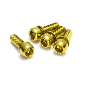 Reverse Šrouby uchycení brzdy M6 x 18 mm, 4 ks zlaté obraz