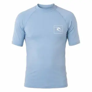 Rip Curl Pánské lycrové triko STREAMLINE, krátký rukáv - XL denim modrá obraz