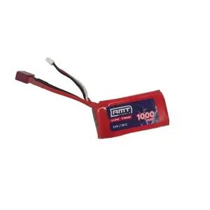 RMT MODELS 7, 4V 1000mAh Li-po T-Dean červený akumulátor obraz