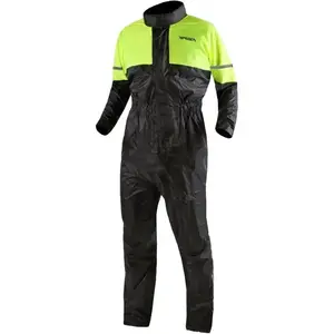 RSA Kombinéza do deště černo-fluo žlutá - S obraz