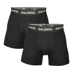 Salming 2-Pack Cotton Boxer Black - L obraz