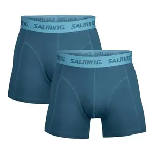 Salming 2-Pack Cotton Boxer Blue - L obraz