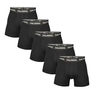 Salming 5-Pack Cotton Boxer Black - L obraz