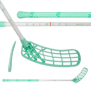 Salming Mid Lite JR Trident Endurance 32 White / Mint - 82 (93) cm, Levá ruka dole obraz