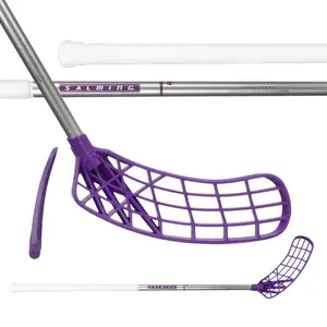 Salming Nitro Lite RD JR Trident TX 30 Silver / Purple - 82 (93) cm, Levá ruka dole obraz