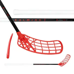 Salming P-series Carbon Pro 2.0 Trident TX 27 Black / Orange - 96 (107) cm, Levá ruka dole obraz
