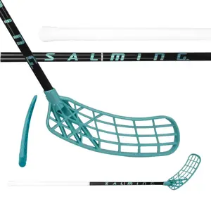 Salming Q-series Aero Trident TX 29 Black / Laguna Blue - 96 (107) cm, Levá ruka dole obraz