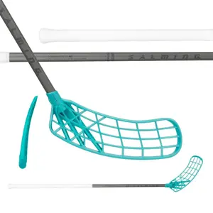 Salming Q-series Carbon Pro 2.0 RD Oval Trident TX 27 Graphite / Black - 100 (111) cm, Levá ruka dole obraz
