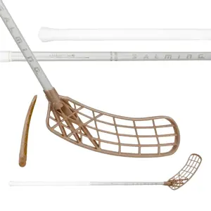 Salming Q-series Carbon Pro 2.0 RD Trident TX 27 White / Champagne - 96 (107) cm, Levá ruka dole obraz