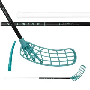 Salming Q-series Carbon Pro 2.0 Trident TX 29 Black / Laguna Blue - 96 (107) cm, Levá ruka dole obraz