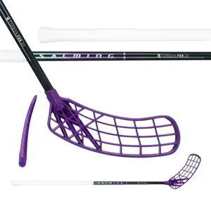 Salming Q-series Carbon Pro 2.0 Trident TX 29 Purple / Blue - 96 (107) cm, Levá ruka dole obraz