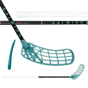 Salming Tech Lite Trident TX 29 Black / Laguna Blue - 96 (107) cm, Levá ruka dole obraz