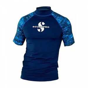 Lycrové triko Scubapro RASH GUARD AEGEAN UPF50, krátký rukáv - pánské - 2XL obraz
