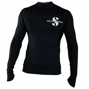 Scubapro Pánské lycrové triko RASHGUARD BLACK SWIM UPF50, dlouhý rukáv - S obraz