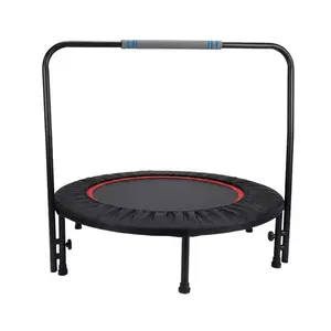 Sedco Skládací trampolína s madlem FOLDABLE ROUND GA188-48 - 122 cm - Černá obraz