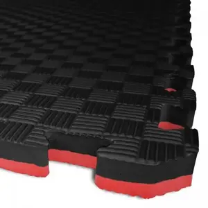 Sedco TATAMI PUZZLE podložka - Dvoubarevná - 100x100x2, 0 cm - černá/modrá obraz