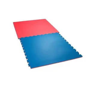 Sedco TATAMI-TAEKWONDO podložka oboustranná 100x100x2, 5 cm - červená/modrá obraz