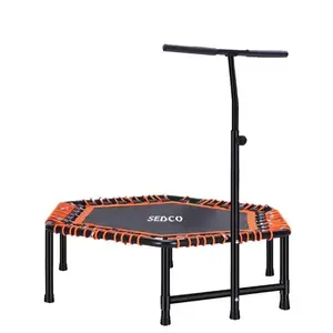 Sedco Trampolína fitness s madlem TP105 Hexagon - 122 cm - Oranžová obraz