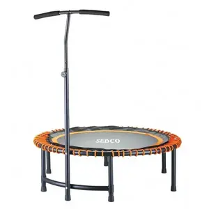 Sedco Trampolína fitness s madlem TP107 - 114 cm - Oranžová obraz