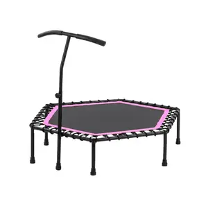 Sedco Trampolína s madlem HEXAGON YQA75 - 134 cm - Růžová obraz