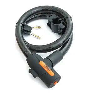 Sekura Zámek 1000/22 spirála s klíčem KB 403 černo-oranžový obraz