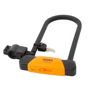 Sekura Zámek podkova 320/18 s klíčem KB 306 černo-oranžový obraz