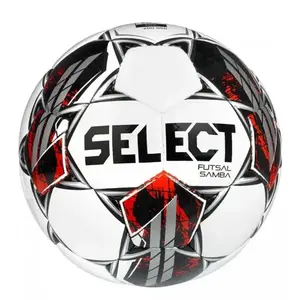 Select FB Futsal Samba bílá-stříbrná futsalový míč - č. 4 obraz
