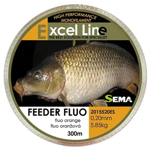 Sema Feeder Fluo 300 m 0, 16 mm / 3, 85 kg rybářský vlasec obraz