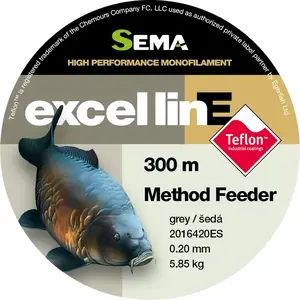 Sema Method Feeder Teflon 300 m šedý 0, 25 mm rybářský vlasec obraz