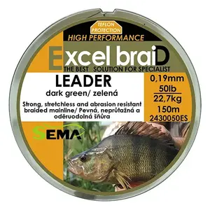 Sema Pletená šňůra Leader 150 m 20 lbs / 9 1 kg obraz